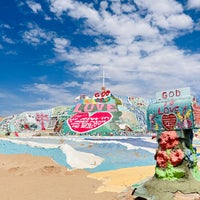 Photo taken at Salvation Mountain by Hide＊ K. on 7/25/2023