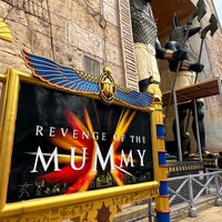 Photo taken at Revenge Of The Mummy by Shank M. on 4/6/2023