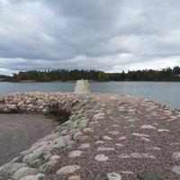 Photo taken at Herttoniemenrannan aallonmurtaja by Kalle N. on 9/28/2013