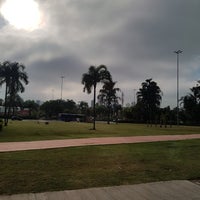 Photo taken at Praça Panamericana by Massae S. on 5/24/2017