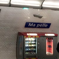 Photo taken at Métro Monceau [2] by Oriane M. on 4/1/2016