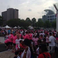 Photo taken at Susan G. Komen Race For The Cure by Mike S. on 5/10/2014