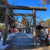 Photo taken at Sanada Jinja Shrine by たけ１１ on 1/8/2024