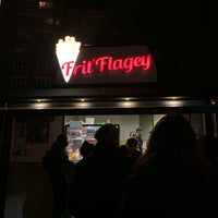 Photo taken at Frit&amp;#39; Flagey by Naotaro T. on 10/19/2019