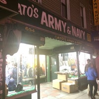 Photo taken at Cato&amp;#39;s Army &amp;amp; Navy by Will I. on 9/25/2014
