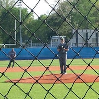 Photo taken at Bishop Chatard High School Baseball Field by Jana H. on 5/10/2014