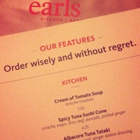 Photo taken at Earls Restaurant &amp;amp; Bar by Sonia on 11/9/2013
