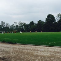 Photo taken at Cancha 2 CU by Carlos A. on 7/4/2015
