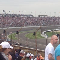 Photo taken at Indianapolis Motor Speedway South Vista Stand by Elyce on 5/26/2013