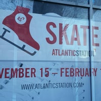 Photo taken at Atlantic Station Ice Skating Rink by Khozeima F. on 12/25/2014