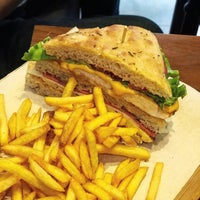 Photo taken at Bubada Club Sandwich and Burger by Mona R. on 4/7/2018