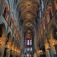 Photo taken at Cathedral of Notre-Dame de Paris by Nikolai L. on 9/3/2018