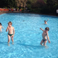 Photo taken at Priory Park Paddling Pool by András N. on 9/15/2014