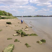 Photo taken at North Woolwich Beach by András N. on 5/3/2014