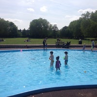 Photo taken at Priory Park Paddling Pool by András N. on 6/18/2015