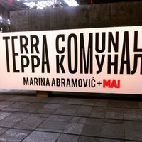 Photo taken at Terra Comunal - Marina Abramovic + MAI by Tony C. on 3/27/2015