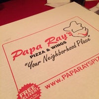 Photo taken at Papa Ray&amp;#39;s Pizza &amp;amp; Wings by Zackscitylife on 12/10/2013