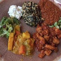 Photo taken at Cafe Ethiopia by Kristina A. on 10/29/2016