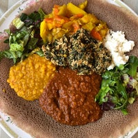 Photo taken at Cafe Ethiopia by Kristina A. on 3/16/2019