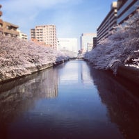 Photo taken at 大横川 by Yoko F. on 3/30/2015