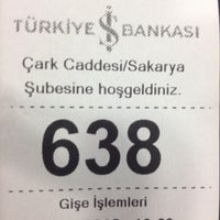 Photo taken at Türkiye İş Bankası by Hüsamettin✌ on 10/6/2015