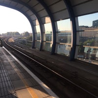 Photo taken at London City Airport DLR Station by Chris M. on 8/31/2016
