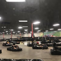 Photo taken at Track 21 Indoor Karting &amp;amp; More by Crystal  on 2/11/2017