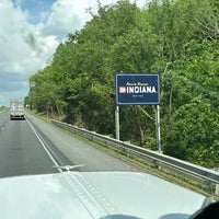 Photo taken at Indiana / Illinois State Line by Jonathan P. on 5/17/2024