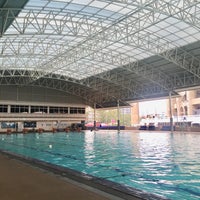 Photo taken at สระว่ายน้ำ การกีฬาแห่งประเทศไทย by Ply K. on 2/3/2018