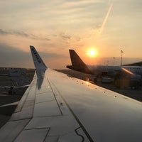 Photo taken at Gate A34 by Robin B. on 7/24/2018