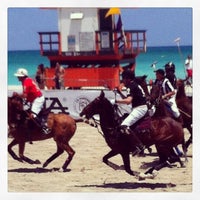 Foto scattata a Miami Beach Polo World Cup da Gabriel R. il 4/29/2013