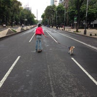 Photo taken at Avenida Paseo de la Reforma by Claudia R. on 6/23/2013