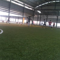 Photo taken at Langit Futsal Plaza Pondok Gede by inkskip E. on 9/22/2012