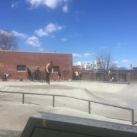 Photo taken at McCarren Skate Park by Nes Q. on 4/2/2017