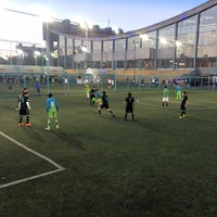 Photo taken at Fútbol 7, Alberca Olímpica by Alfredo S. on 5/29/2018