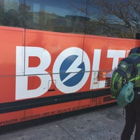Photo taken at BoltBus Midtown Stop by Merrie H. on 11/13/2016