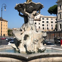Photo taken at Fontana dei Tritoni (Bizzaccheri) by Katrin P. on 9/17/2019