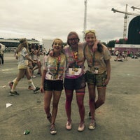 Photo taken at The Color Run by Marie-Astrid L. on 9/6/2015