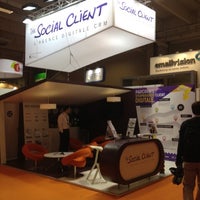 Photo taken at The Social Client (stand H10) by Vanessa B. on 9/18/2012