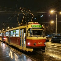 Photo taken at Sídliště Ďáblice (tram) by Josef H. on 12/14/2021