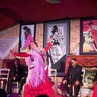 Photo taken at Tablao Flamenco Los Porches by VE P. on 3/28/2016