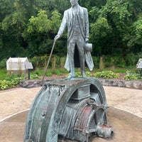 Photo taken at Nikola Tesla Statue by Rick C. on 9/18/2022