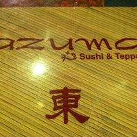 Photo taken at Azuma Sushi and Teppan by Brandon E. on 9/29/2012