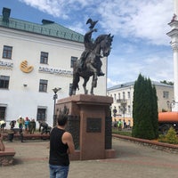 Photo taken at Памятник Альгерду by Ольга on 8/4/2020