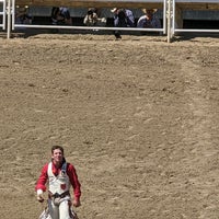 Photo taken at Calgary Stampede Infield by Steve B. on 7/16/2022