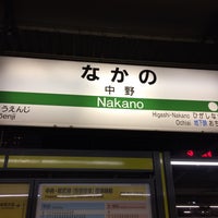 Photo taken at Chuo Local Line Nakano Station by Masahiko on 2/13/2016