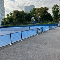 Photo taken at Ariake Tennis no Mori Park by ぶどう100% on 10/14/2023