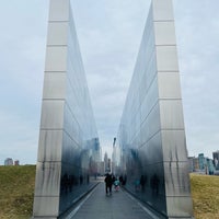 Photo taken at Empty Sky - New Jersey September 11th Memorial by Leslie F. on 1/29/2023