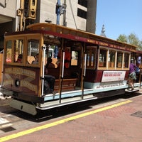 Photo taken at California Cable Car Turnaround-East by Viviane R. on 5/2/2013