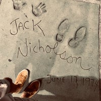 Photo taken at Norma Shearer&amp;#39;s Foot Prints -  Grauman&amp;#39;s Chinese  Theater by Sajad V. on 11/25/2022